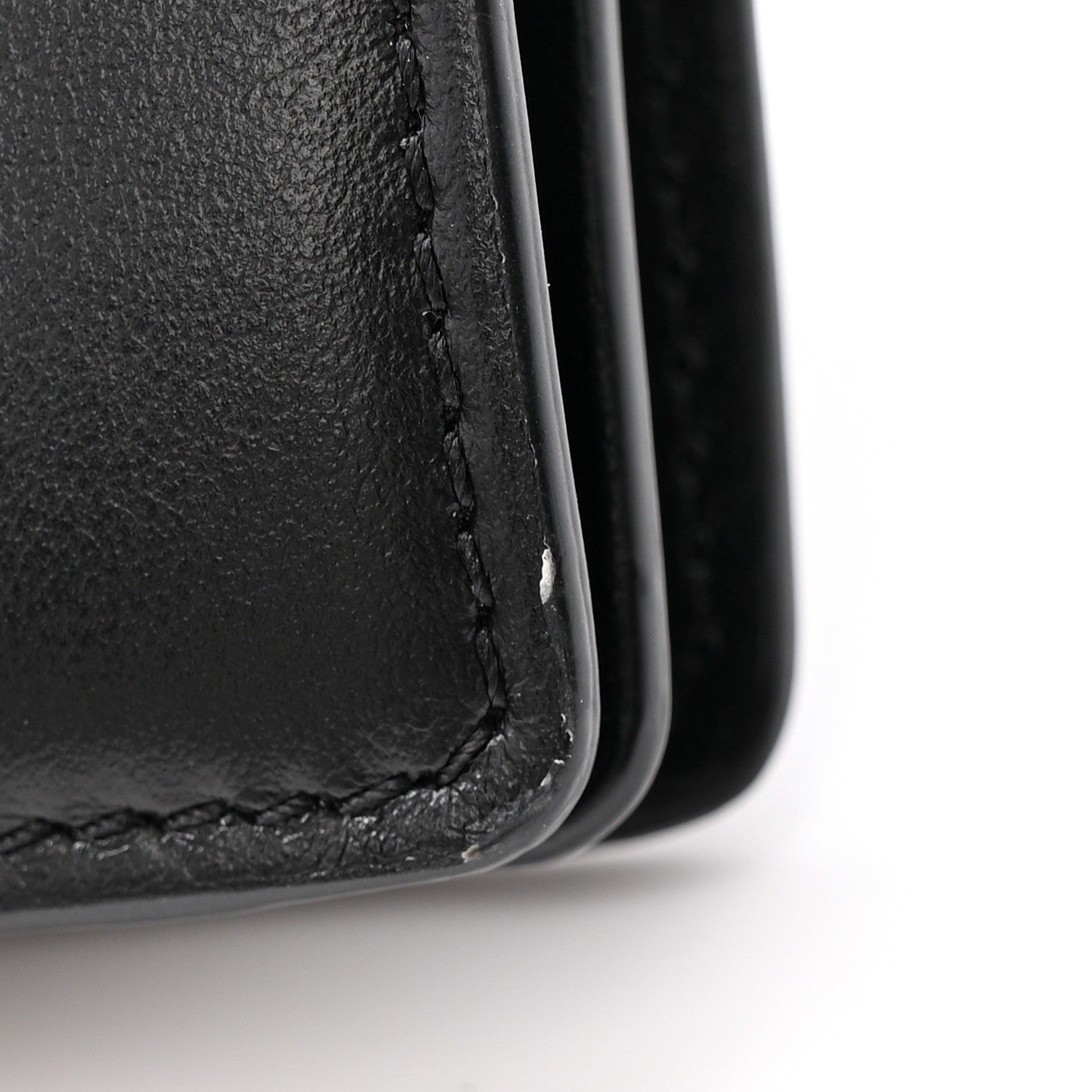 Chloe Shiny Calfskin Sense Compact Wallet Black 10 of 10