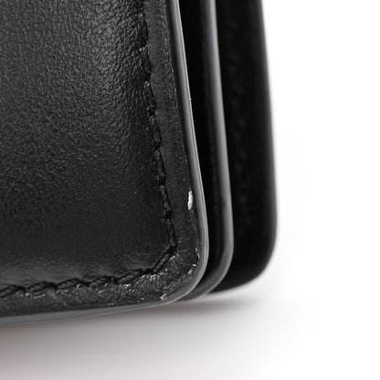 Chloe Shiny Calfskin Sense Compact Wallet Black 10 of 10
