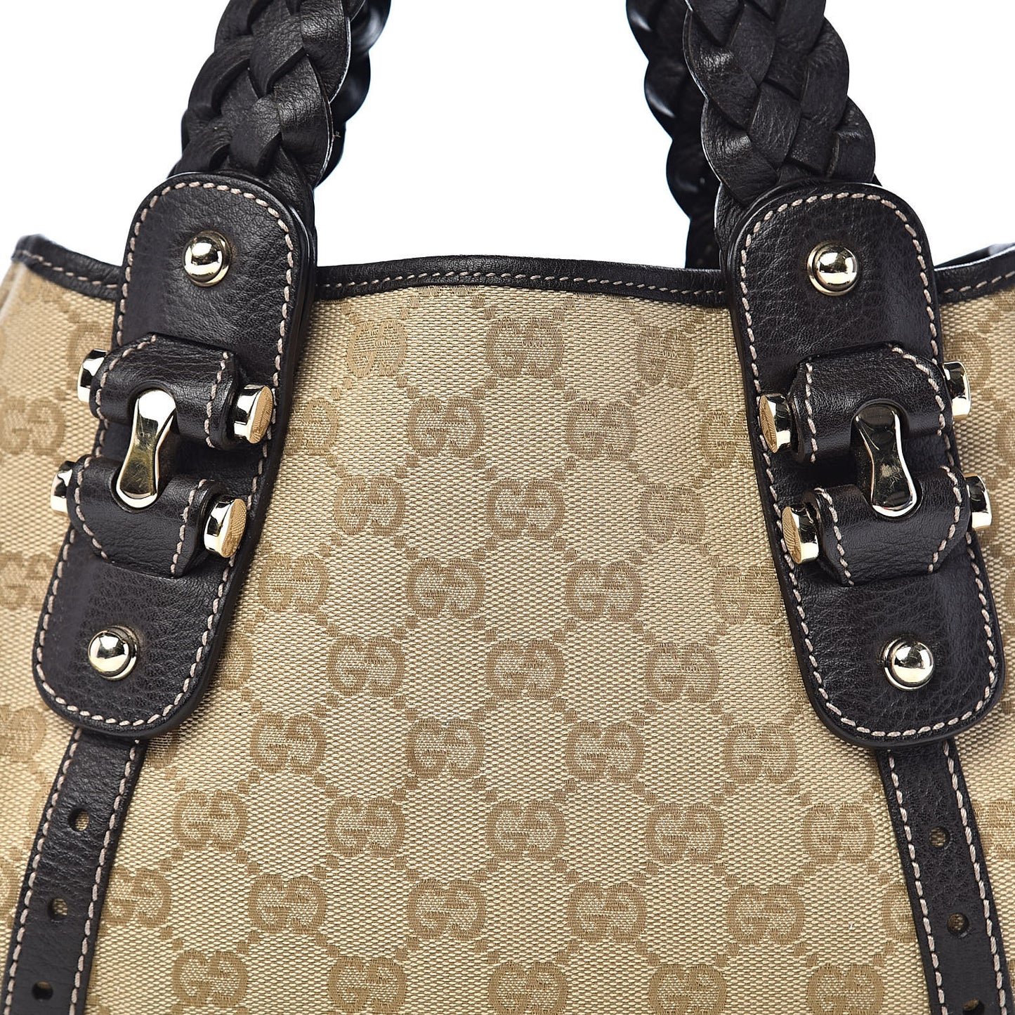 Monogram Mini Pelham Shoulder Bag Dark Brown