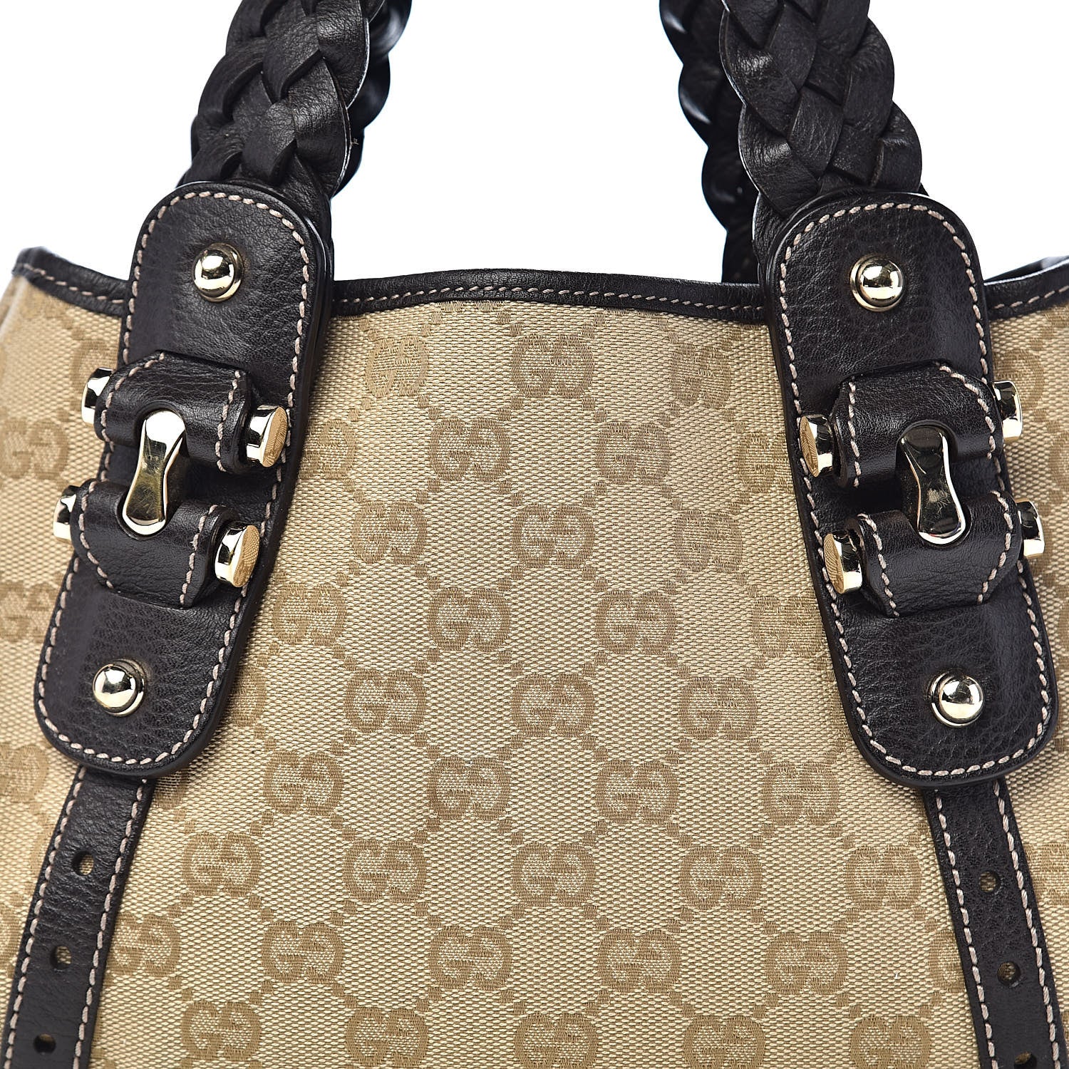 Gucci Monogram Mini Pelham Shoulder Bag Dark Brown 10 of 10