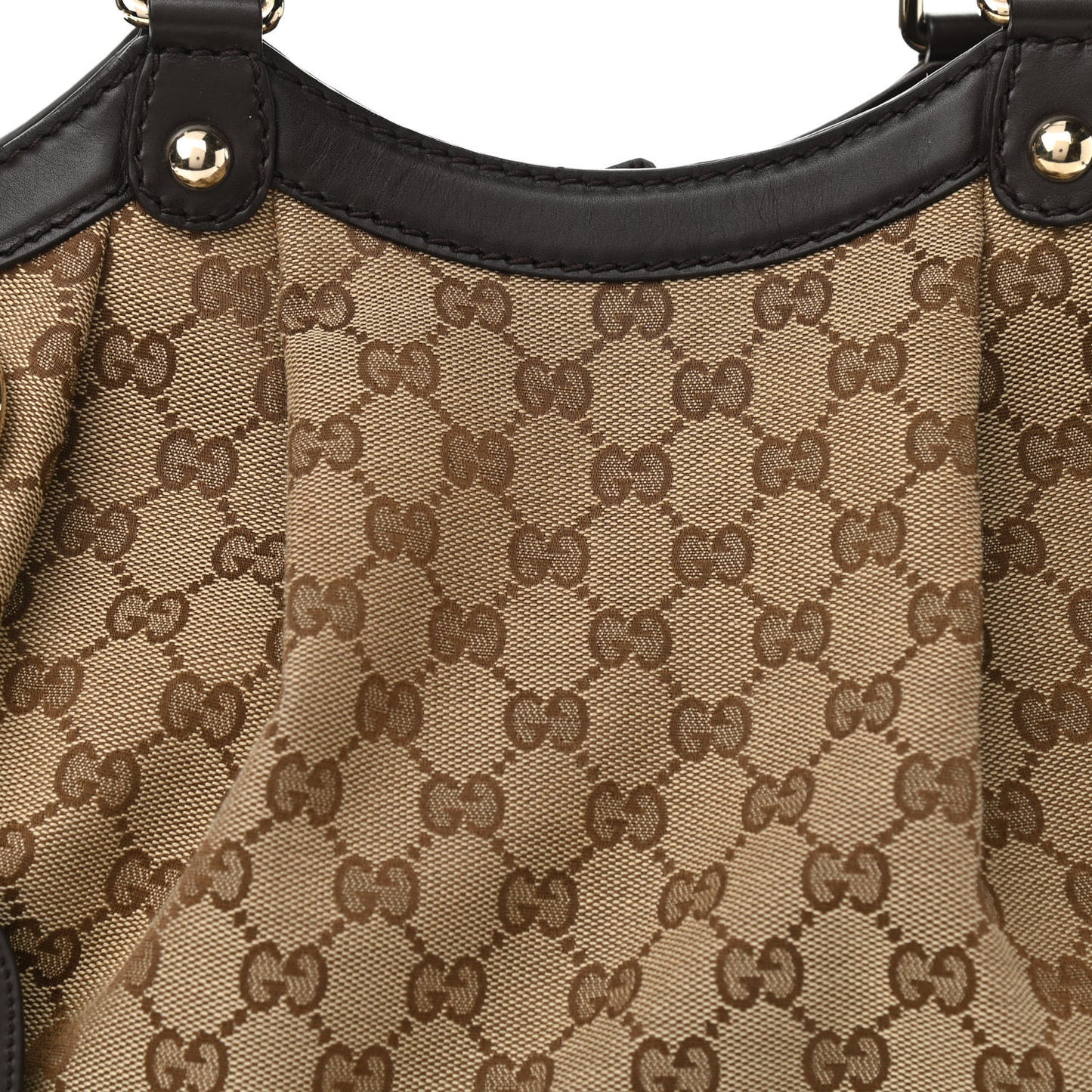 Monogram Medium Sukey Tote Dark Brown