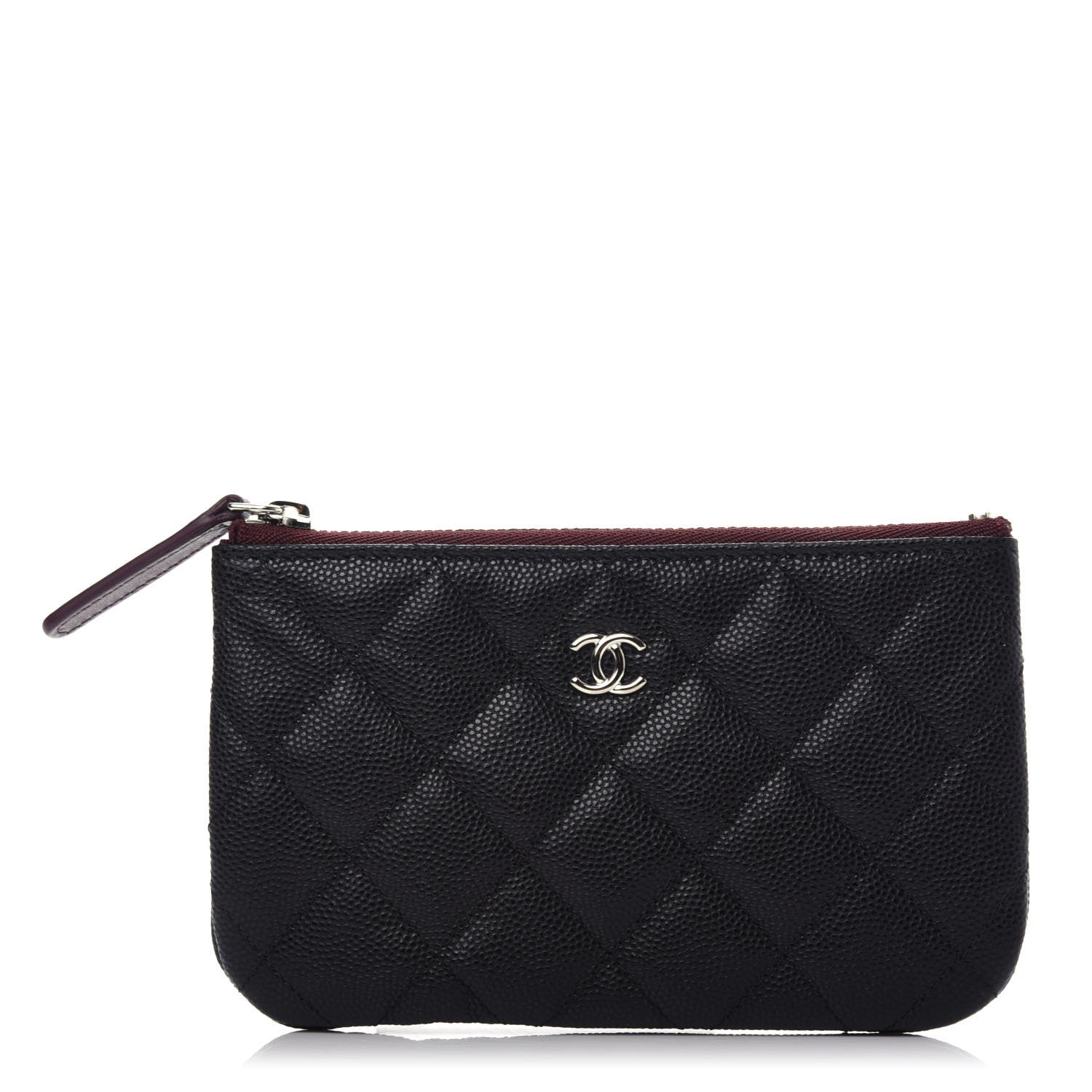 Chanel Caviar Quilted Small Cosmetic Case Black 1 of 7