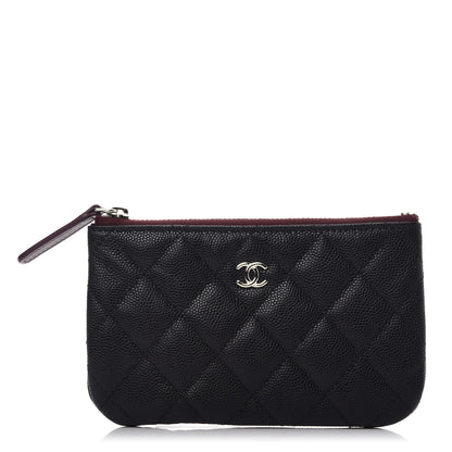 Chanel Caviar Quilted Small Cosmetic Case Black 1 of 7