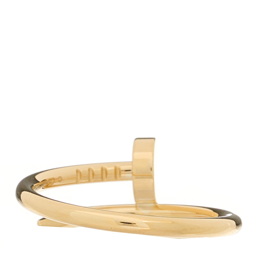 Cartier 18K Yellow Gold Small Juste Un Clou Ring 50 5.25 3 of 4