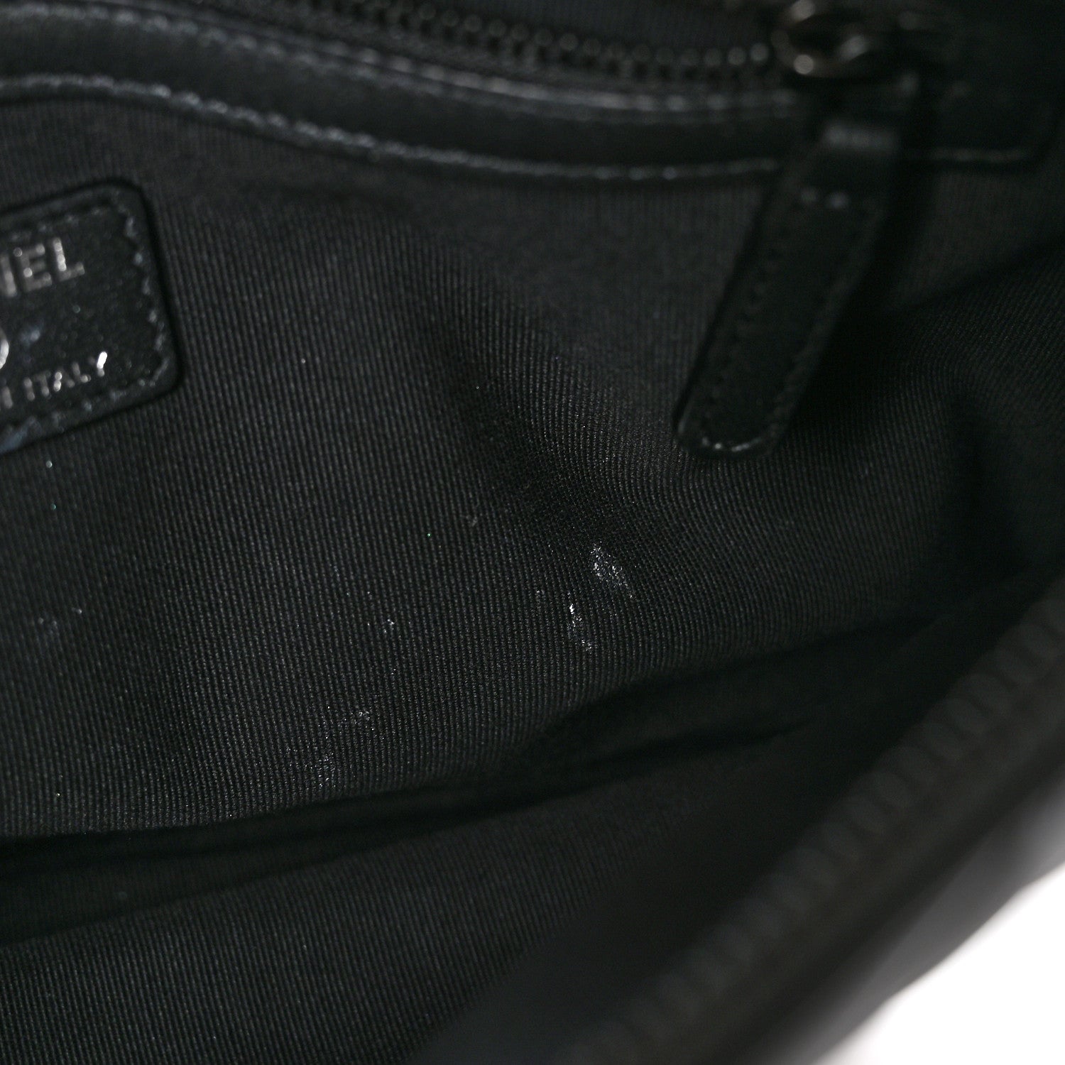 Chanel Lambskin Quilted Medium Cosmetic Case So Black 9 of 10