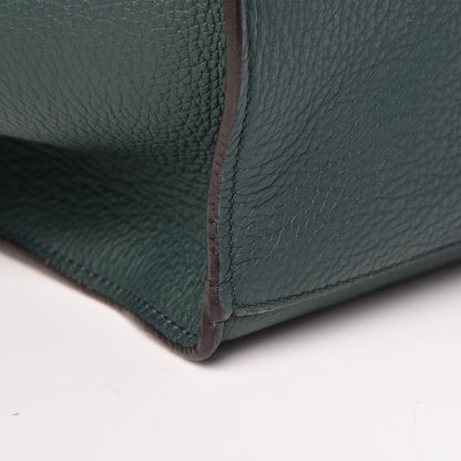Celine Supple Calfskin Medium Big Bag Dark Green 16 of 19
