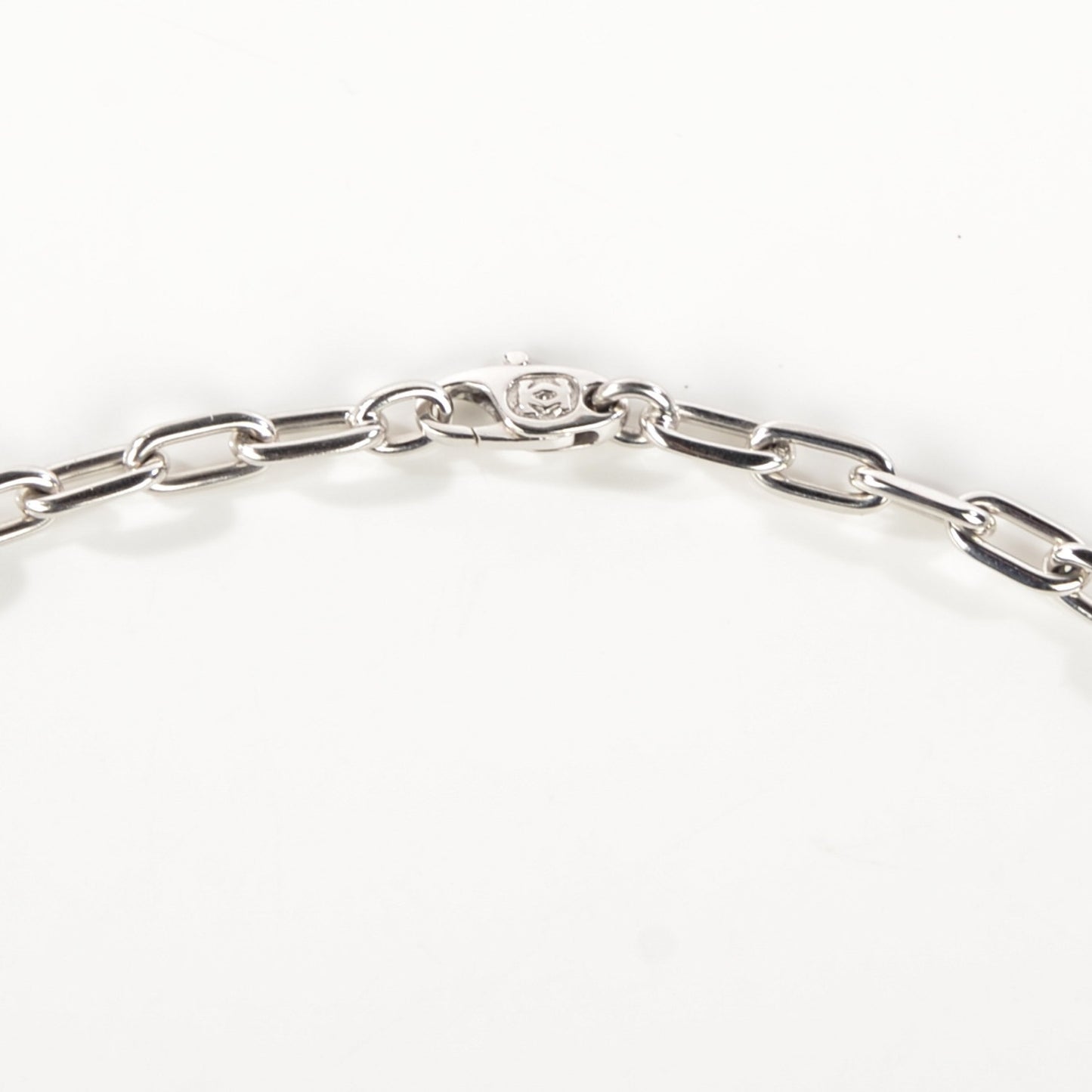 18K White Gold 5mm Spartacus Chain Necklace