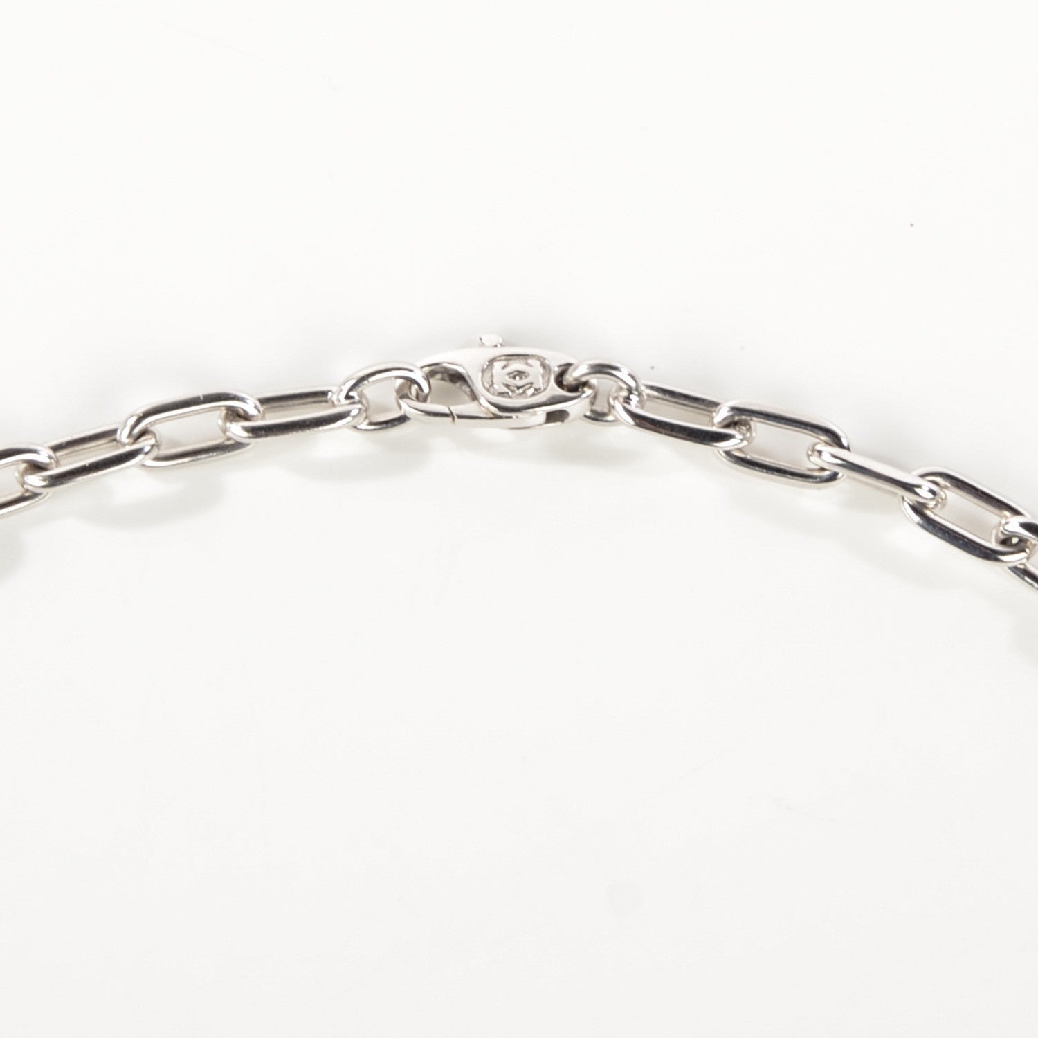 Cartier 18K White Gold 5mm Spartacus Chain Necklace 3 of 5