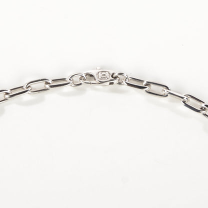 Cartier 18K White Gold 5mm Spartacus Chain Necklace 3 of 5