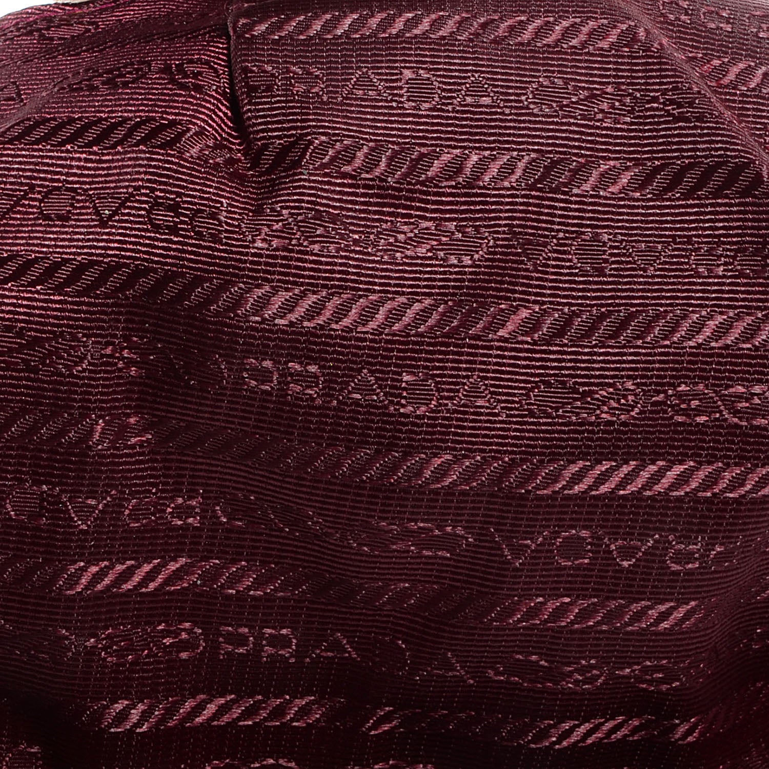 Prada Tessuto Nylon Origami Pleated Wristlet Wine 8 of 10