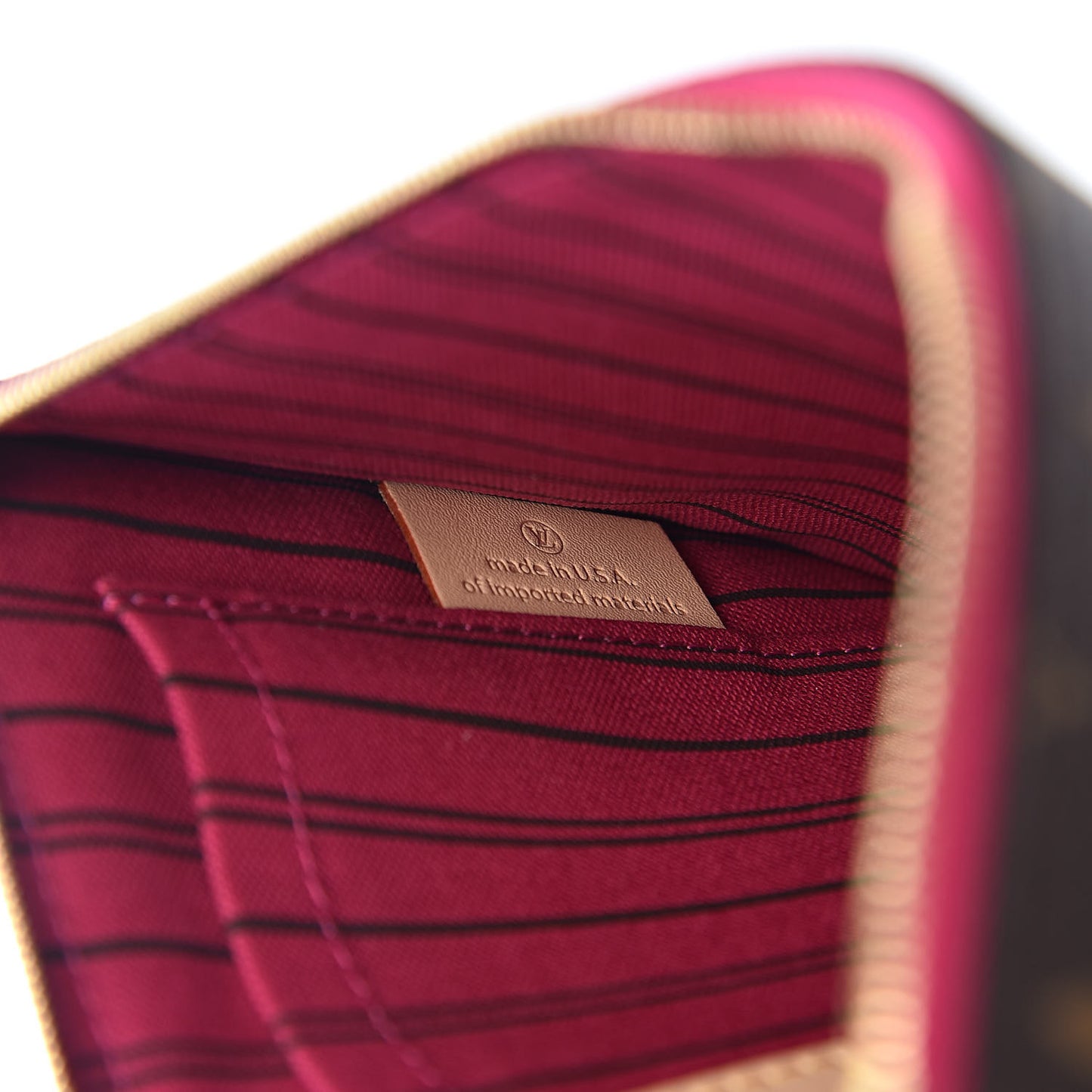 Monogram Neverfull MM GM Pochette Pivoine