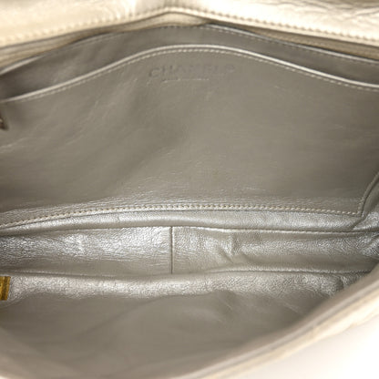 Chanel Metallic Lambskin Quilted Snake Chain 2.55 Reissue Flap Silver 6 of 11