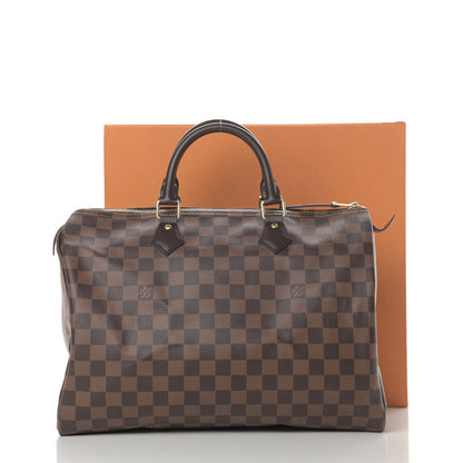 Louis Vuitton Damier Ebene Speedy 35 11 of 11