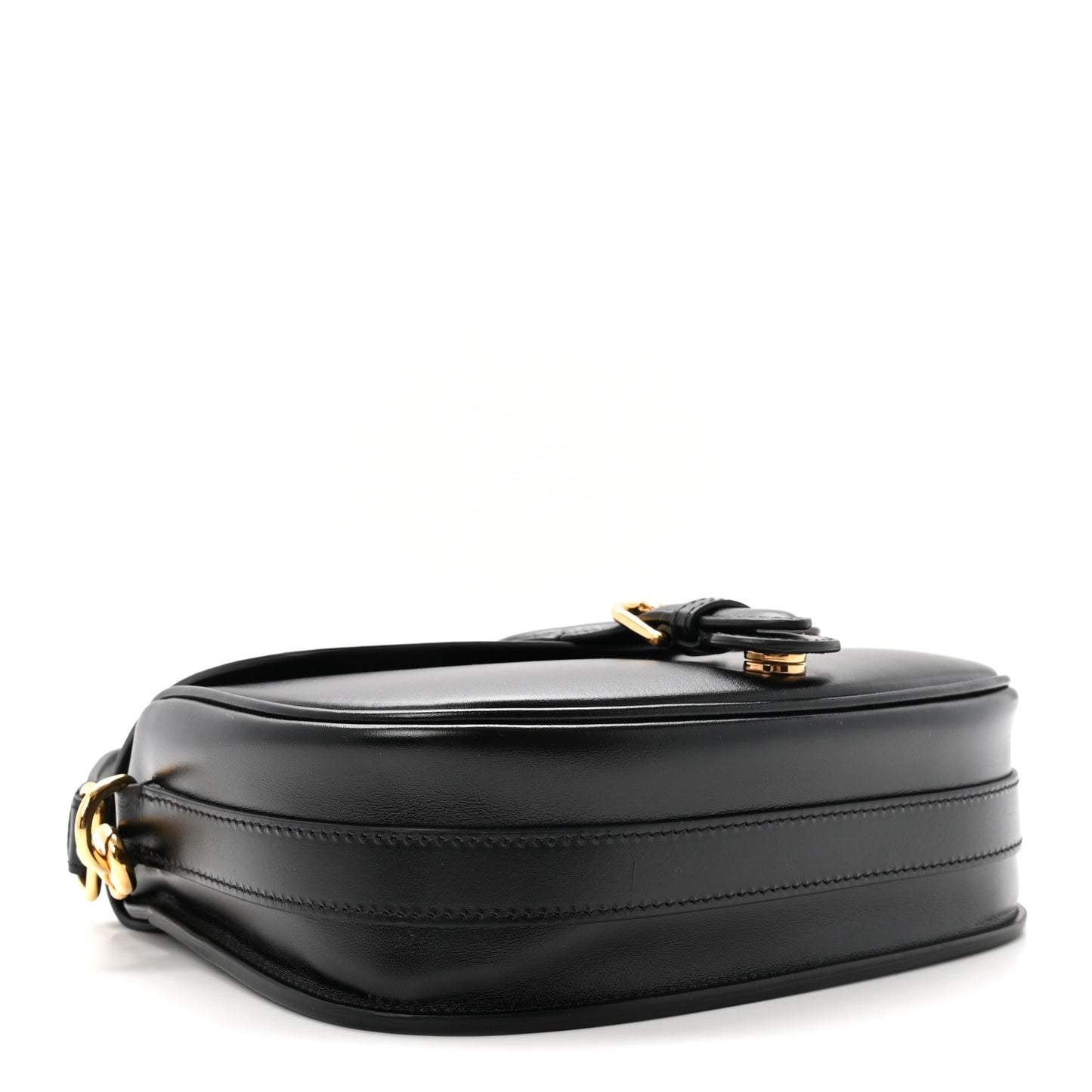 Box Calfskin Medium Bobby Flap Black