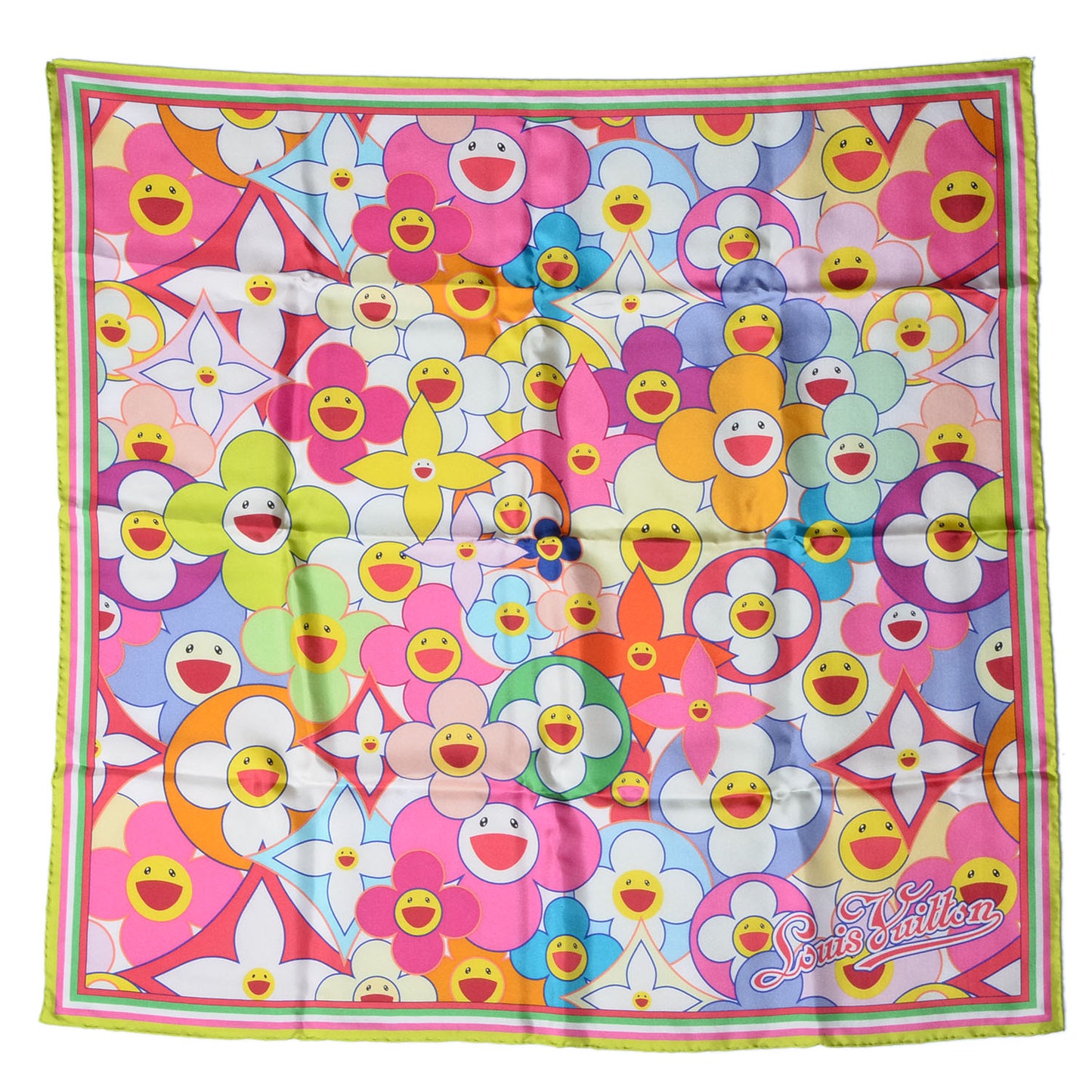 Silk Cosmic Blossom Scarf