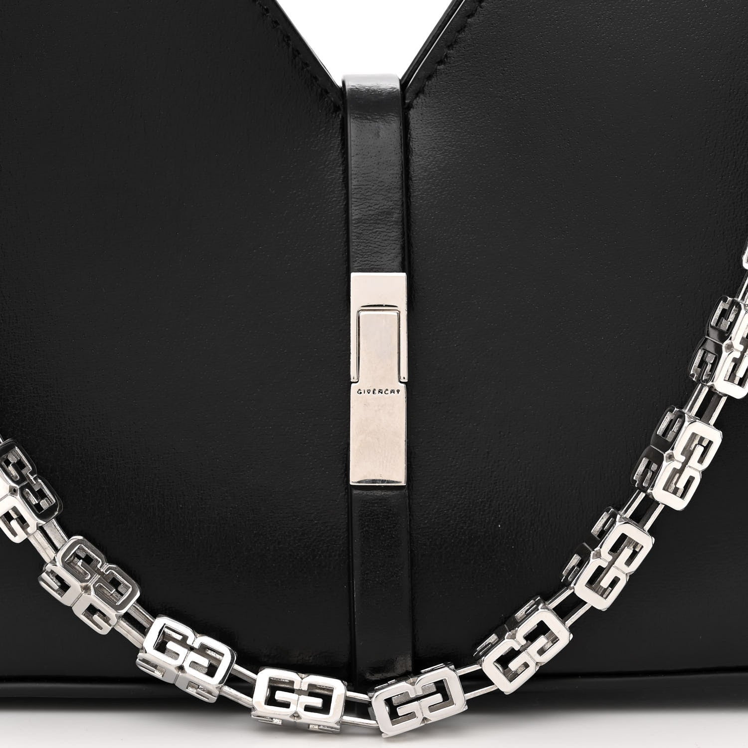Givenchy Box Calfskin Mini Cut Out Shoulder Bag Black 11 of 11
