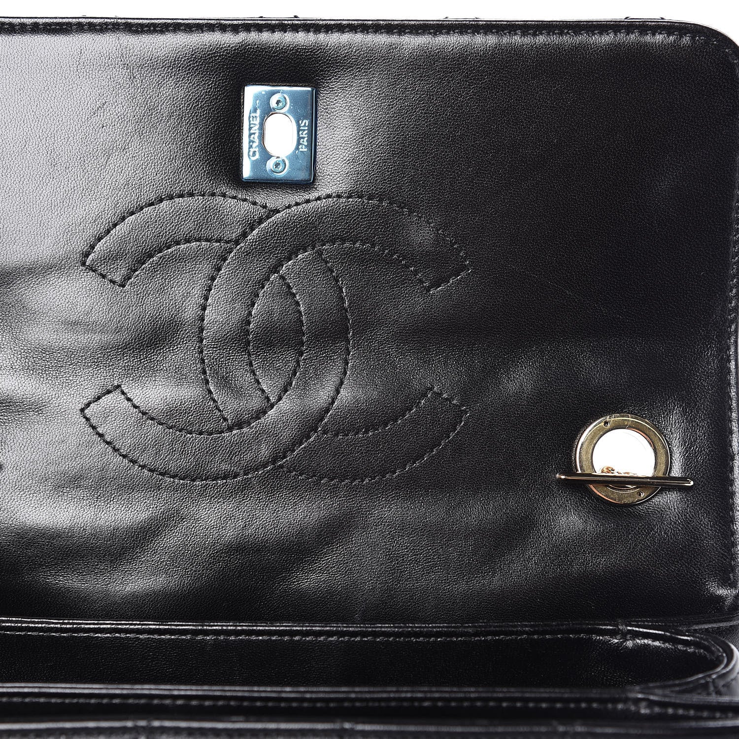 Chanel Lambskin Quilted Small Trendy CC Dual Handle Flap Bag Black 8 of 13