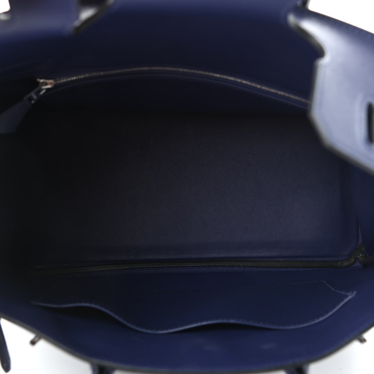 Hermes Swift Epsom Tressage Birkin 30 Bleu Encre Bleu Du Nord Gold 5 of 10