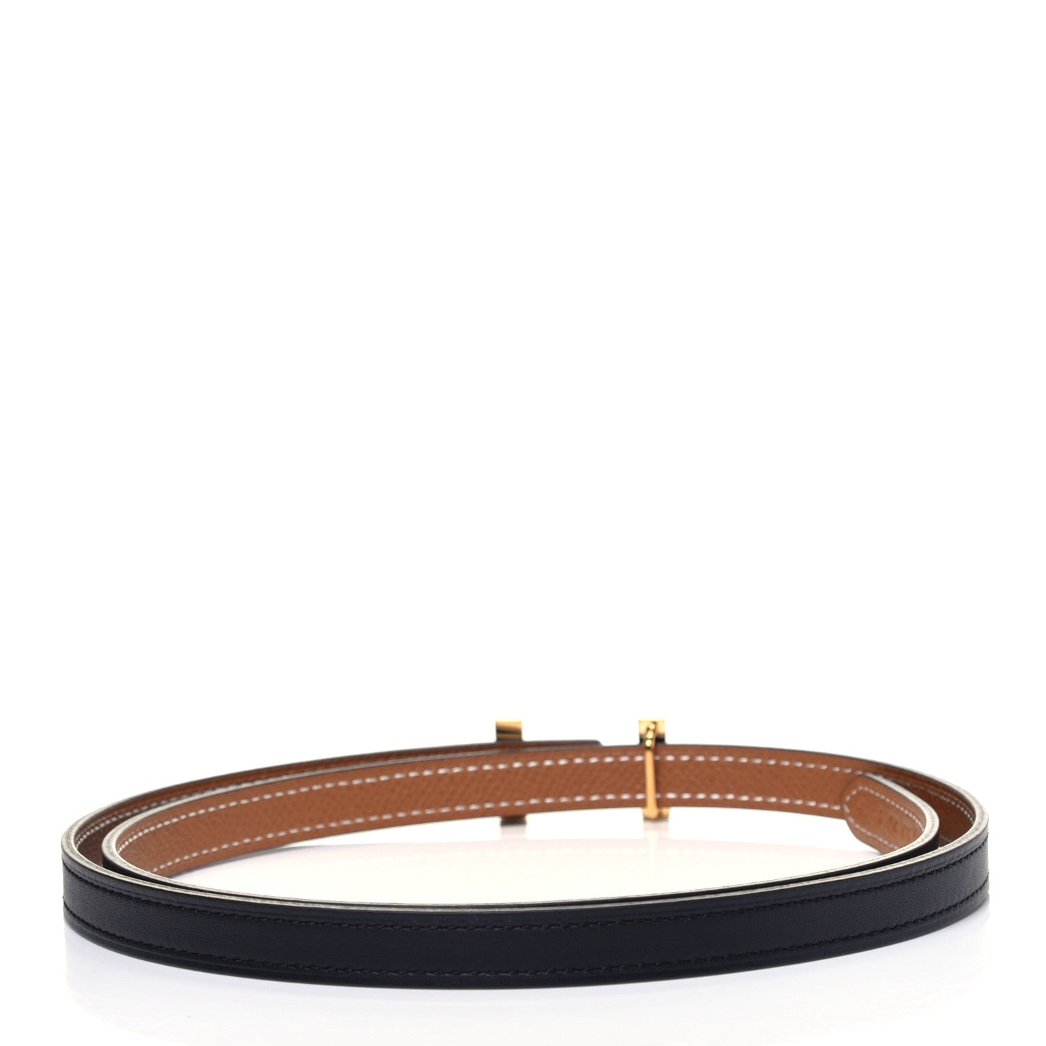 Hermes Swift Epsom 13mm Focus Belt 80 Black Gold 2 of 5