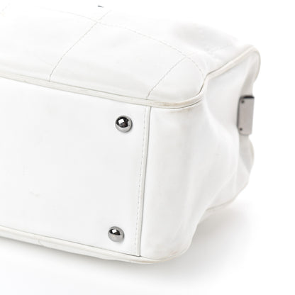 Chanel Calfskin Square Stitched Large Tote White 9 of 9