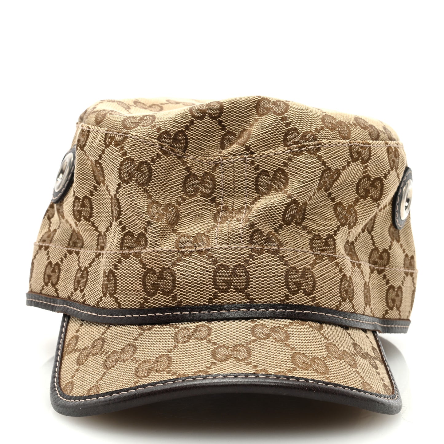 Monogram Military Hat XL Brown