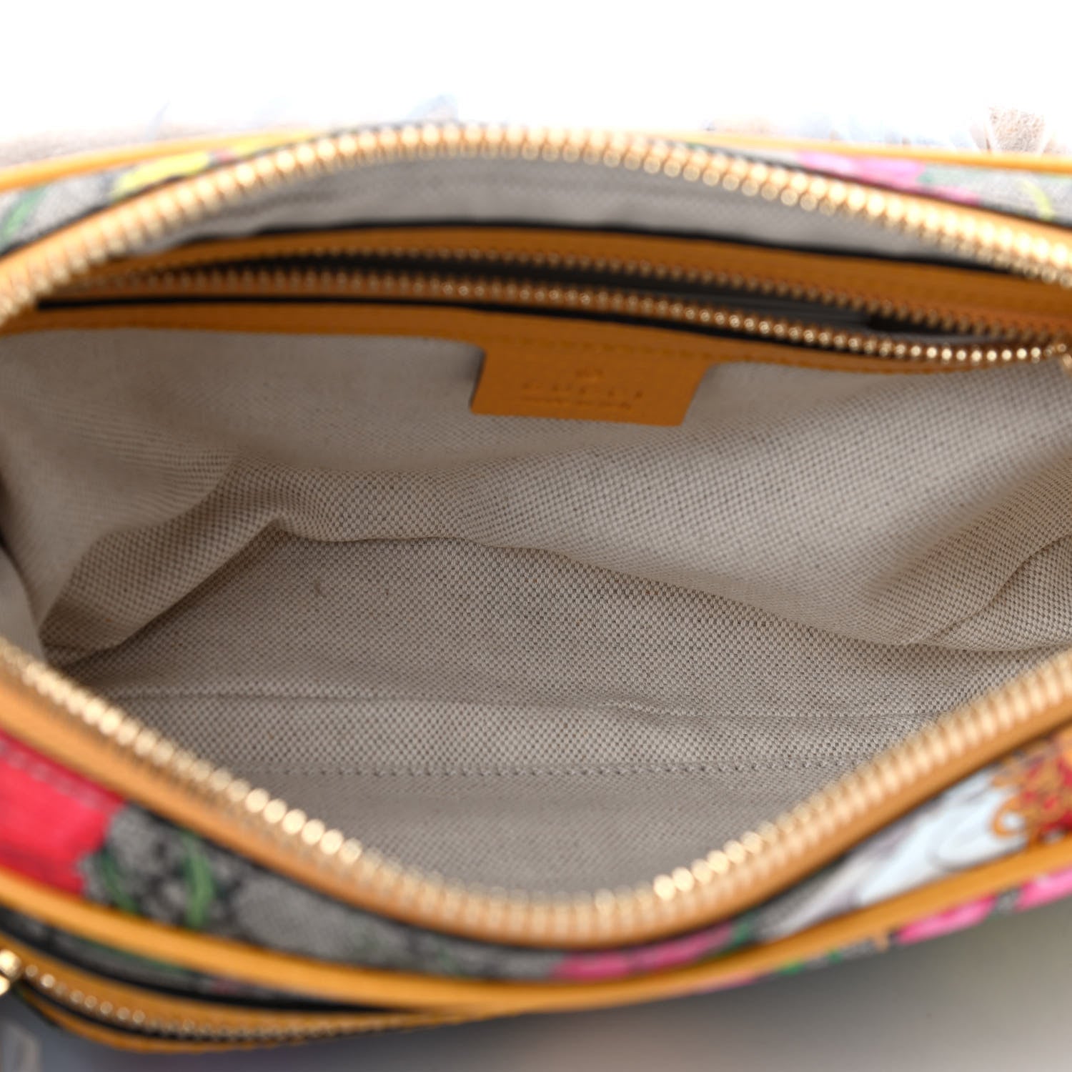 Gucci GG Supreme Monogram Flora Medium Ophidia Belt Bag Beige Multicolor Crop 5 of 9