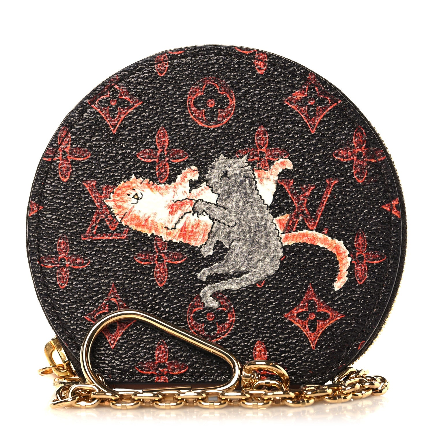 Louis Vuitton Calfskin Catogram Micro Boite Chapeau Marron 1 of 7