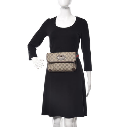 Gucci GG Supreme Monogram Neo Vintage Web Belt Bag Brown 2 of 9