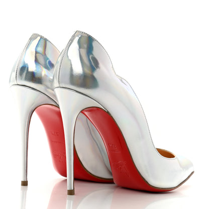 Christian Louboutin Specchio Laser Hot Chick 100 Pumps 37.5 Silver 5 of 11