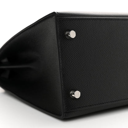Hermes Epsom Kelly Sellier 28 Black 9 of 12