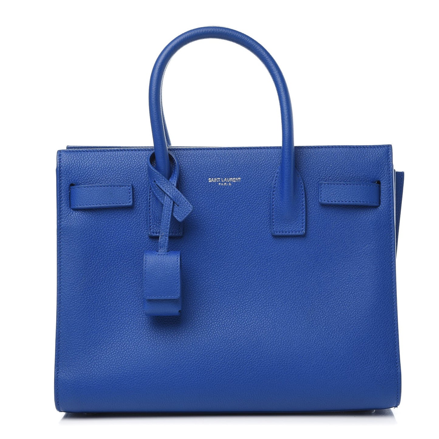 Grained Calfskin Baby Sac De Jour Royal Blue