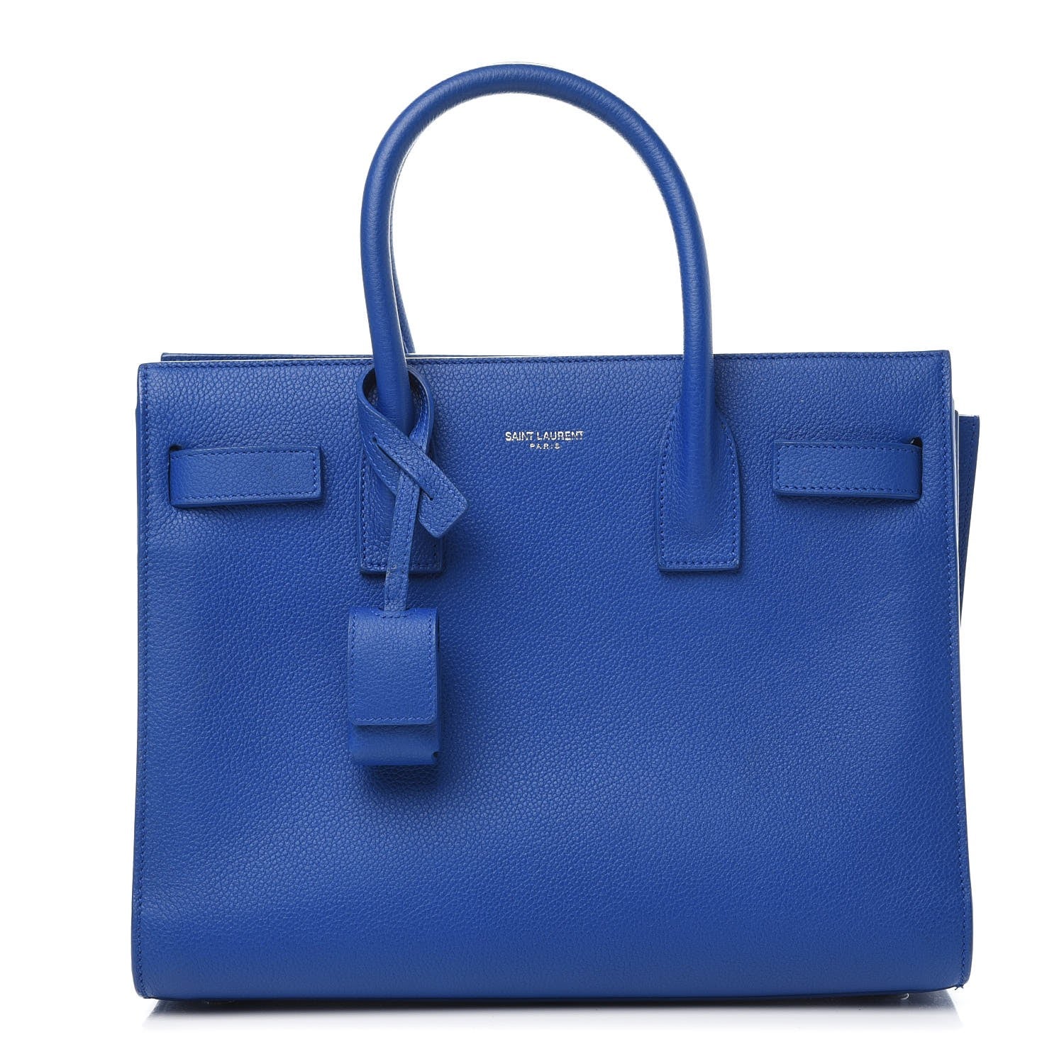 Saint Laurent Grained Calfskin Baby Sac De Jour Royal Blue 1 of 9