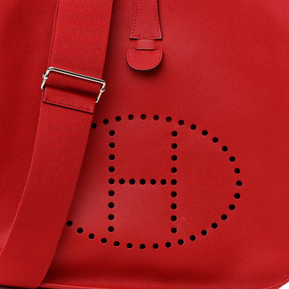 Hermes Epsom Evelyne III GM Rouge Casaque 7 of 11