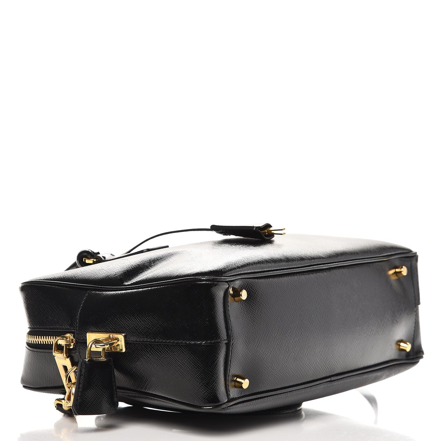 Saffiano Vernice Bauletto Black