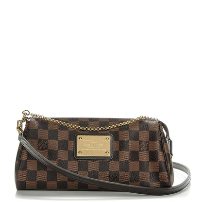 Louis Vuitton Damier Ebene Eva Clutch 1 of 8