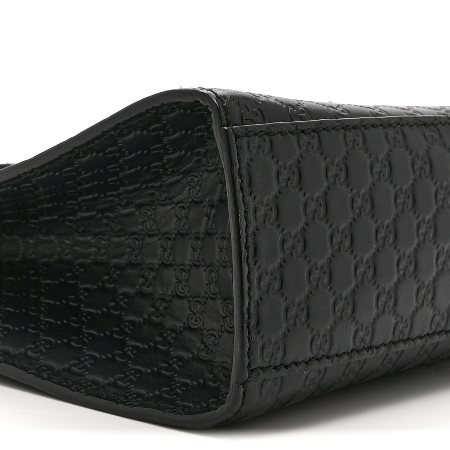 Microguccissima Medium Emily Chain Shoulder Bag Black