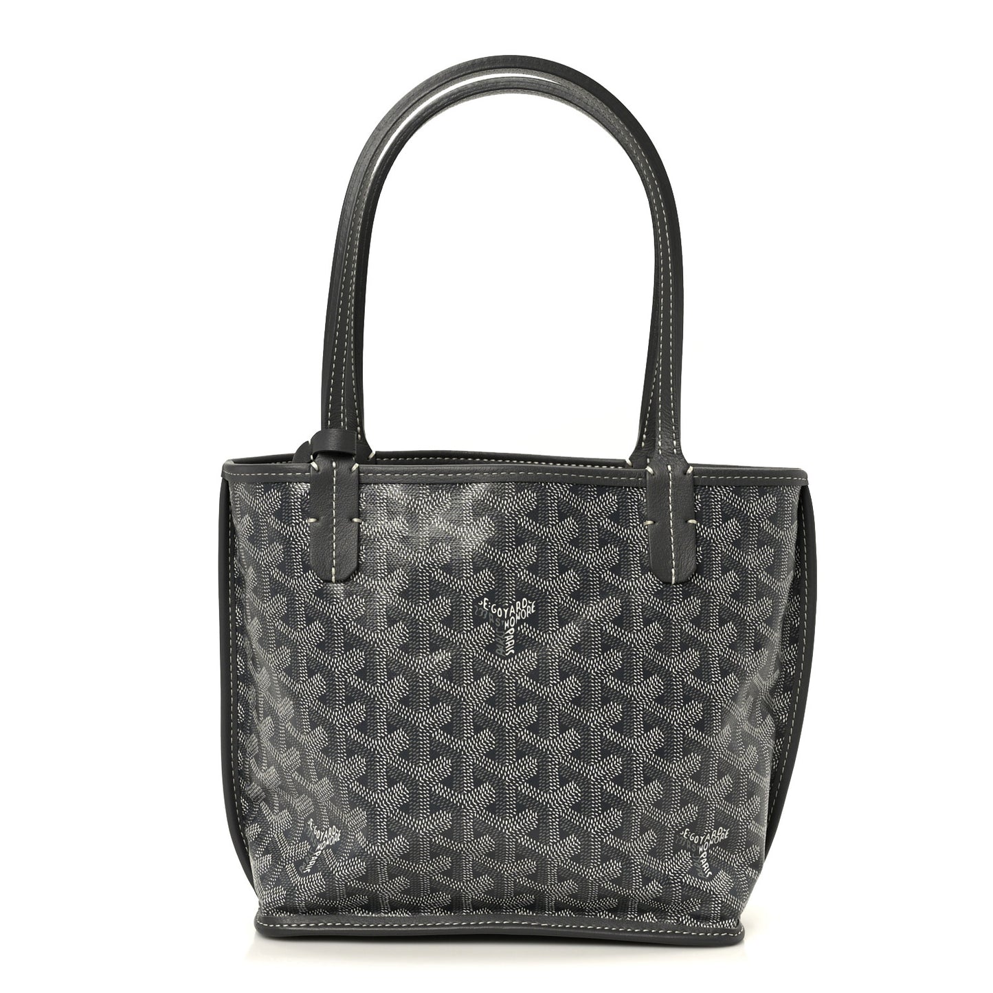 Goyardine Reversible Mini Anjou Grey