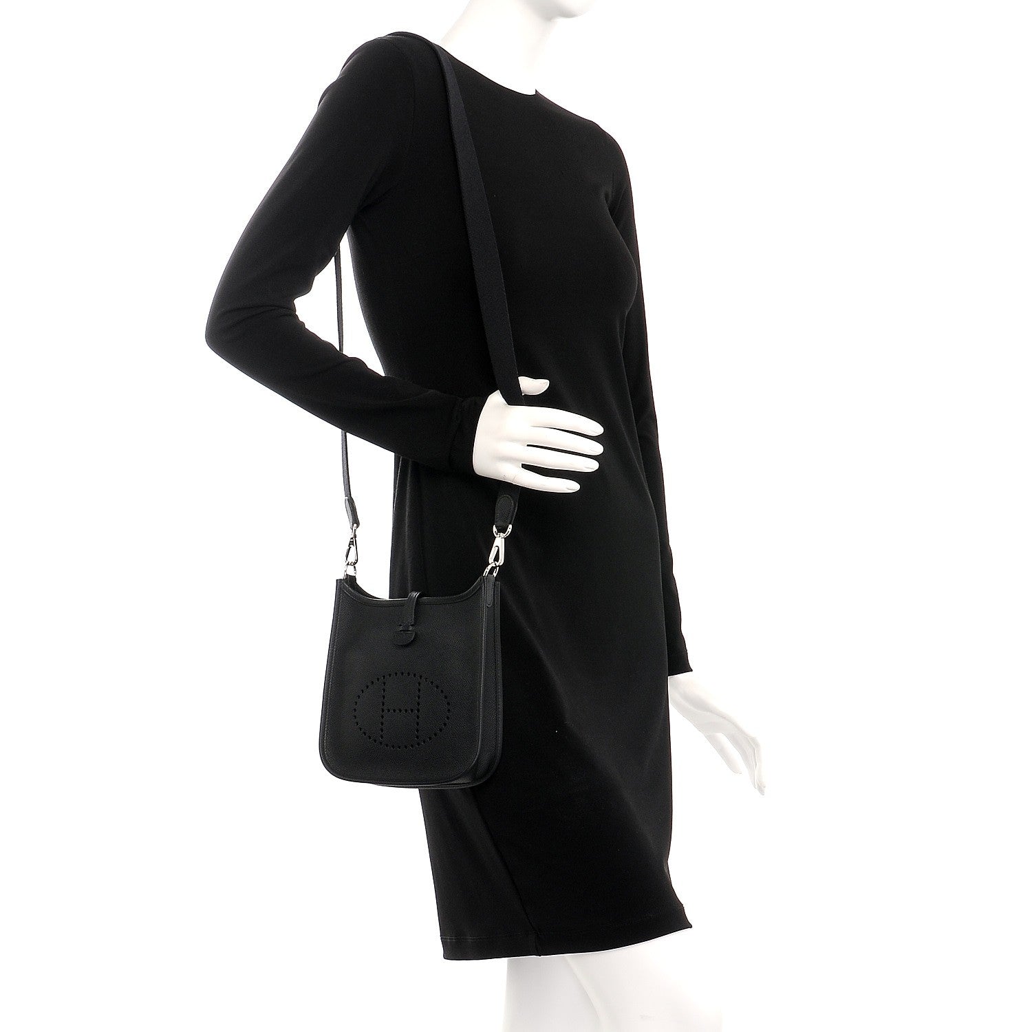 Hermes Epsom Evelyne TPM Black 2 of 8