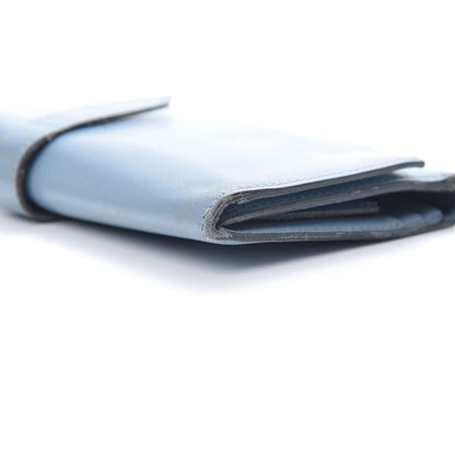 Hermes Box Bearn Gusset Wallet Blue Jean 13 of 16