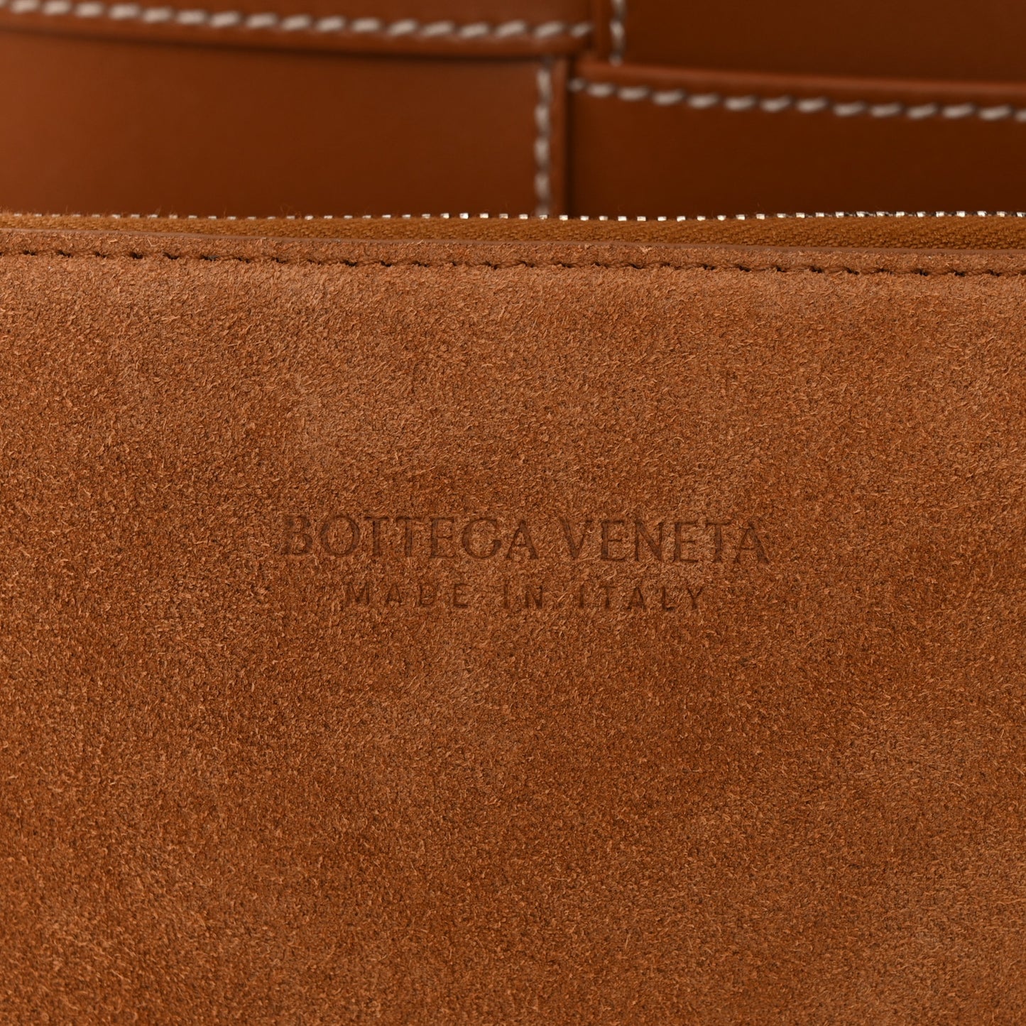 Nappa Maxi Intrecciato Medium Arco Tote Wood