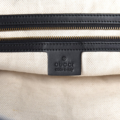Gucci Monogram Medium Patti Stud Hobo Black 6 of 10