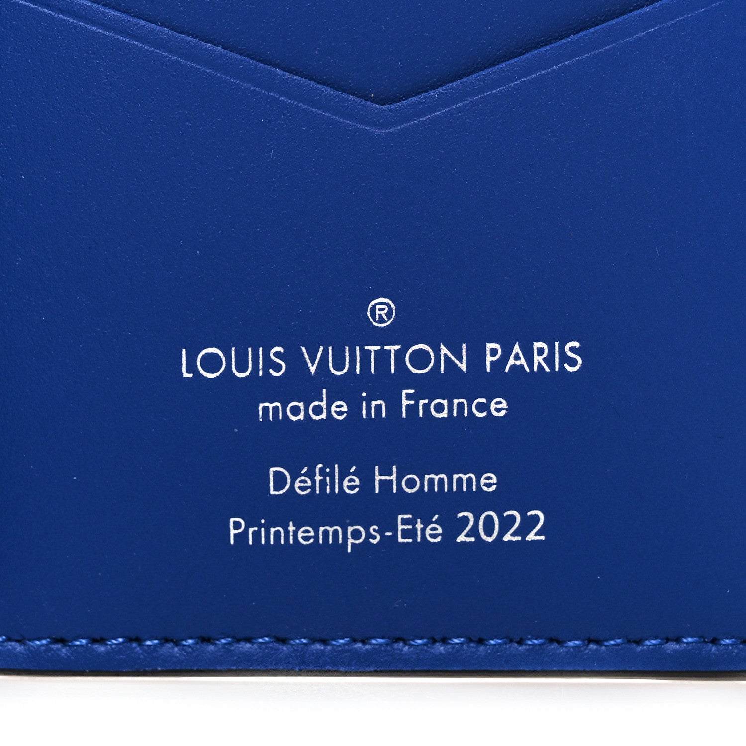 Louis Vuitton Taurillon Illusion Pocket Organizer Bleu Rose 6 of 7