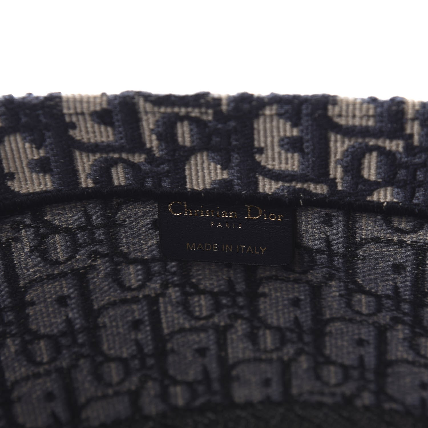 Christian Dior Oblique Book Tote Blue Multicolor 8 of 10
