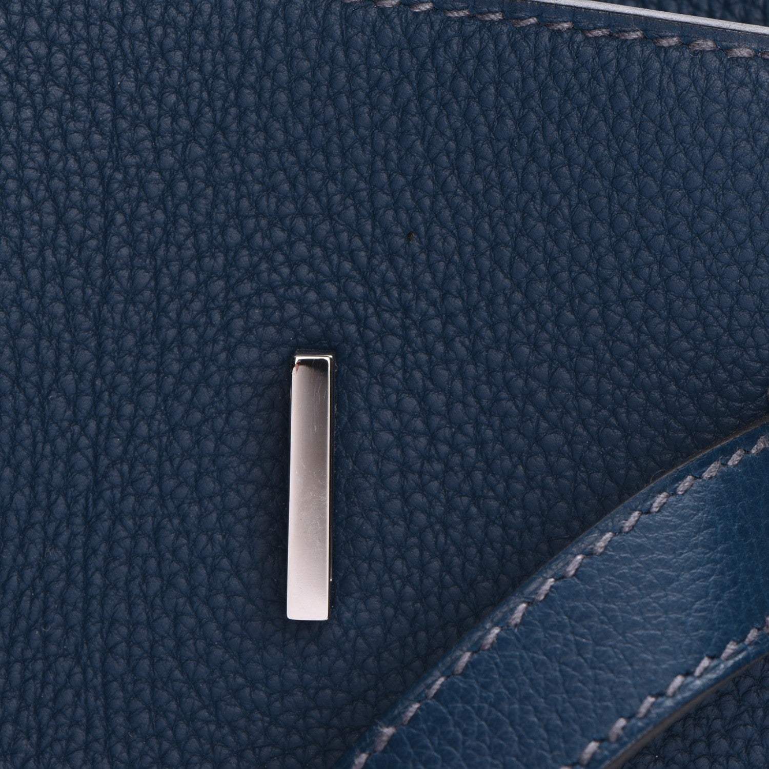 Hermes Taurillon Clemence Birkin 35 Bleu De Prusse 21 of 24