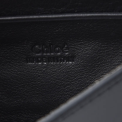 Chloe Suede Calfskin Mini Faye Shoulder Bag Black 6 of 7