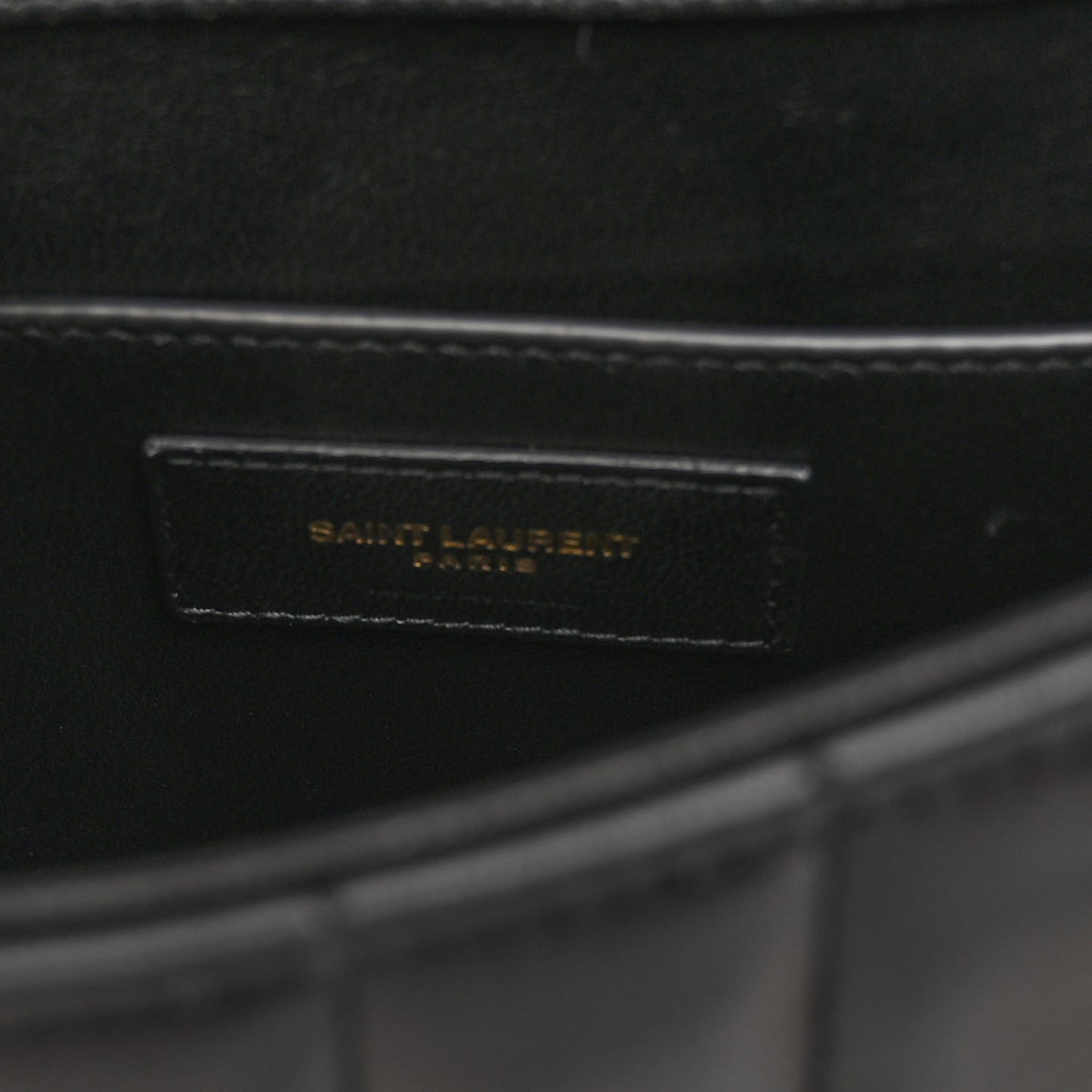 Lambskin Matelasse Monogram Medium Vicky Chain Bag Black