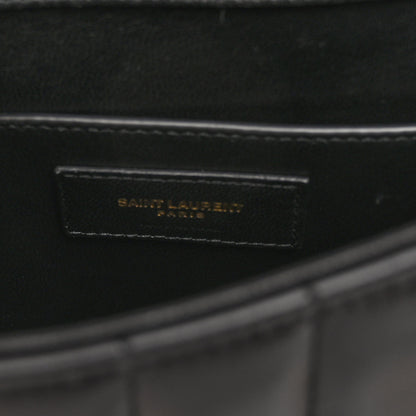 Saint Laurent Lambskin Matelasse Monogram Medium Vicky Chain Bag Black 6 of 9
