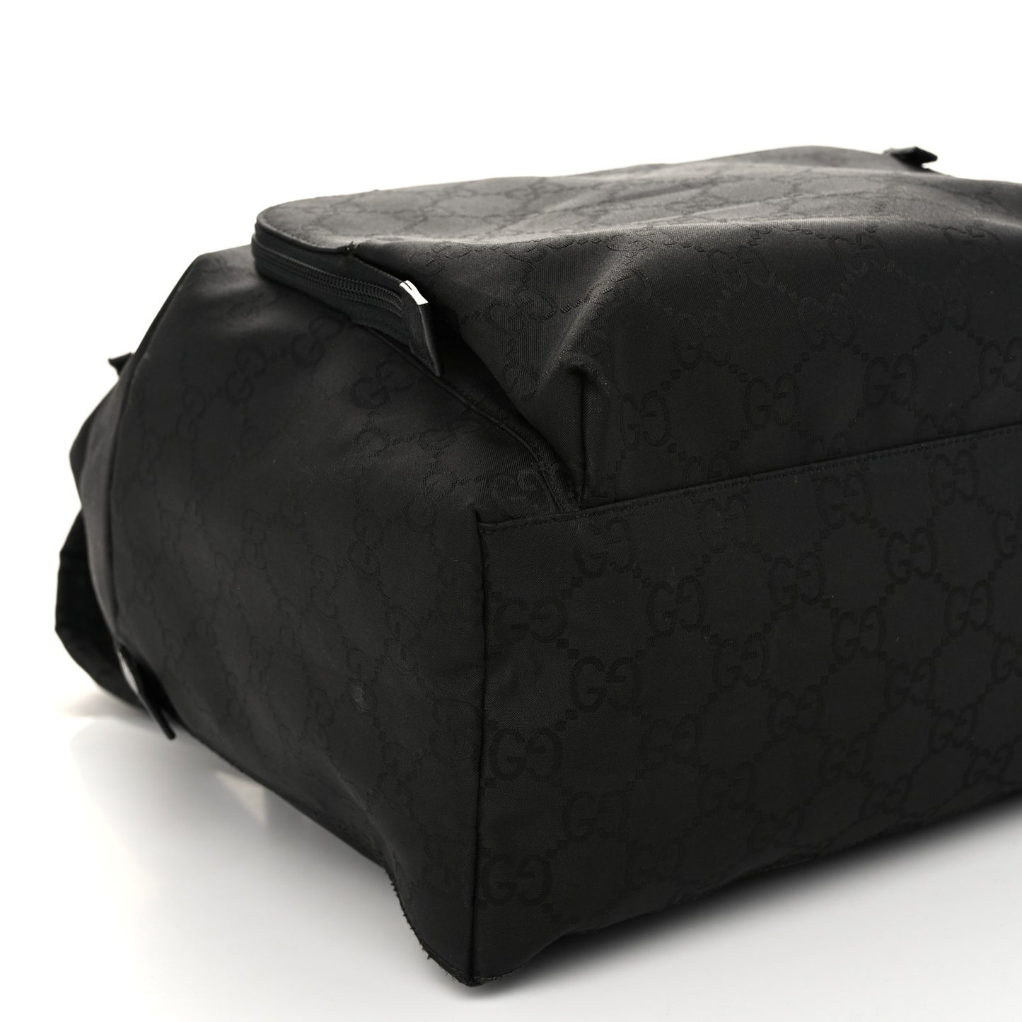 Nylon Monogram Medium Backpack Black