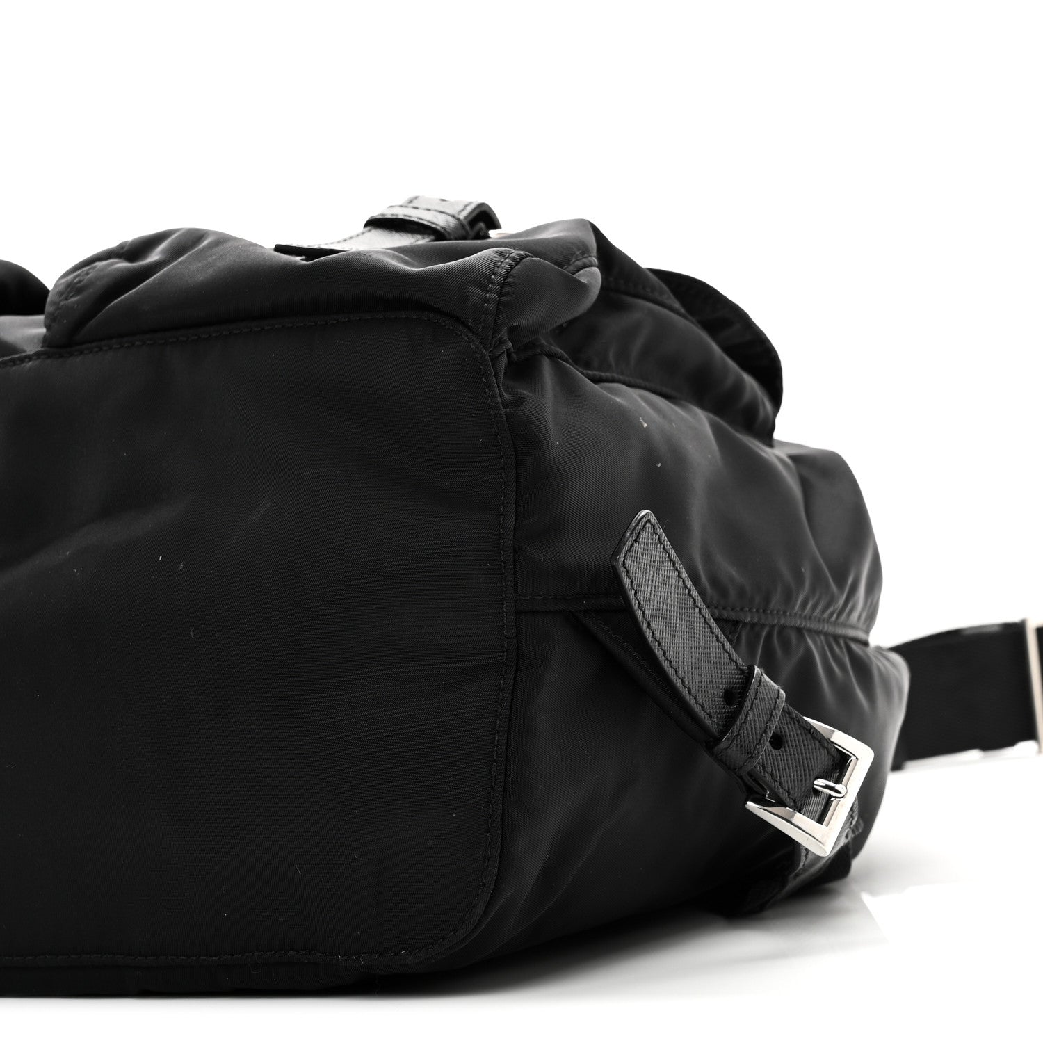 Prada Nylon Vela Medium Backpack Black 9 of 9