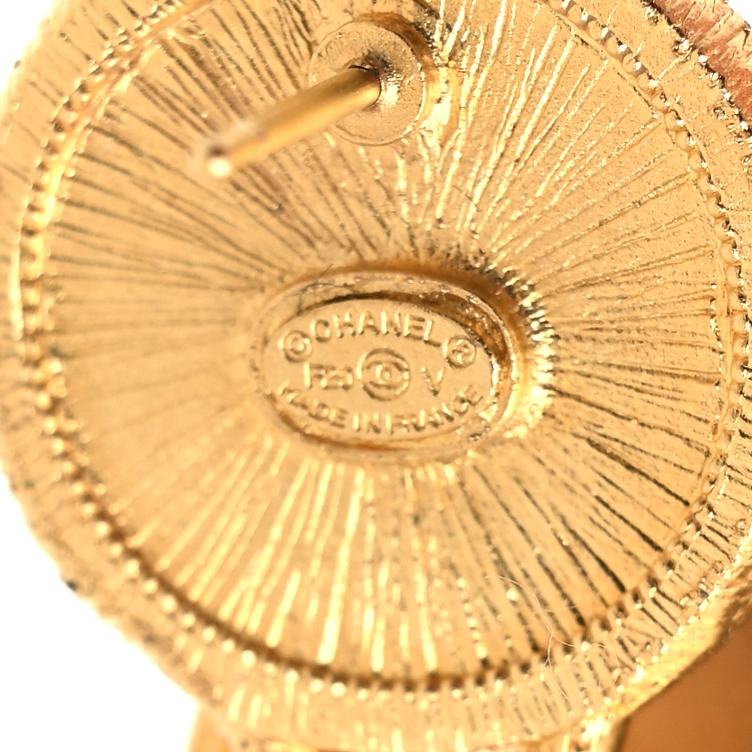 Chanel Pearl CC Tags Drop Earrings Gold 4 of 5